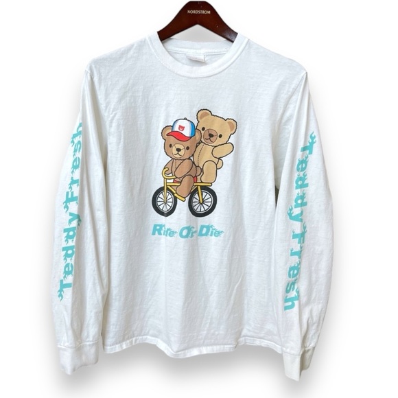 Teddy Fresh Other - Teddy Fresh Men’s long sleeve graphic Tshirt, Ride or Die graphic, size M